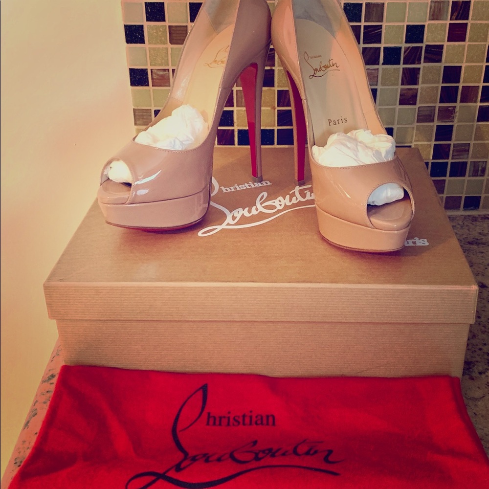 Christian Louboutin Lady Peep 150 Patent Calf